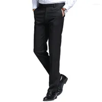Męskie garnitury Browon Summer męskie spodnie męskie Business Black Suit Pants Slim Fit Casual Homme proste ubranie spodnie Mężczyźni