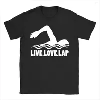 Erkek Tişörtleri Giyim Yüzme Spor T-Shirt Erkekler 2022 Canlı Aşk Havuzu Pamuk Kısa Kollu Tee Moda Tepeleri Kadın Gömlek AB Boyut