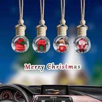Interieur aromatherapie fles kerstdecoraties hanger schattige creatieve auto parfum ornamenten benodigdheden 0919