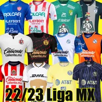 22/23 Liga MX voetbaltruien Necaxa Puebla Club Amerika Tigers Uanl Leon Tijuana Pachuca voetbalshirt 2022 2023 F. Vinas Henry G. Ochoa Rodriguez Giovani Uniformen