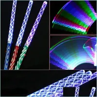 Party Decoration 10 Pcs Led Magic Wand Holiday Luminous Props Color Changing Flashing Light Stick Torch Concert Glow Drop De Home2010 Dh9X7