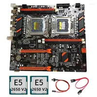 Motherboards -X79 Motherboard LGA 2011-3 Support Dual CPU 4XDDR3 128G Memory For Xeon E5 2X 2650 V2 Switch Cable SATA Suit