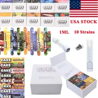 USA Stock 1 Grama Cartuchos de vape de bolo de bolo Full Atomizadores de vidro Feliz Entrega de cigarros e cigarros de cigarros de cigarros espessos CARTRIDES DE VAPE DE ￓLEO