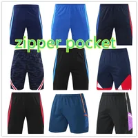 Clubes de futebol shorts 2022 calças de futebol masculino Pocket Pocket Pocket Summer Training Sports Casual Casual