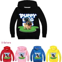 DLF 2-16Y Sweet Cartoon Puppet Dog Pals Hoodie Kids Sweatshirts for Toddler Girls Hoodies Puppy Friends Teenagers Boys Jumper LJ201216331q
