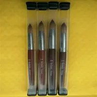 New Supernova Top Grade Wood Handle 8# Acrylic Nail Art Brush Set Painting Design Pen Tips Tool241Z