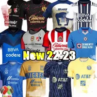 Cruz Azul 21 22 23 Club America Soccer Jerseys 2022 2023 Atlas Naul Tigres Chivas Guadalajara Xolos Tijuana Home Away Terceiro Necaxa Camisas de Futebol D4mf#