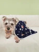 Dog Apparel Print Puppy Blanket For Pet Cushion Small Medium And Large Cat Bed Warm Soft Sleep Mat Fluffy Kitten