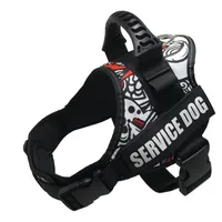 Dog Vest Harness for Service Dogs Soft Lining Padded Dog Training Vest with Reflective Patches and Handle for Large Medium Small Dogs211z