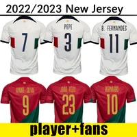 2022 2023 Jersey de football portugais Bruno Fernandes Diogo J. Danilo Portuguesa Retro 22 23 Joao Felix Football Shirt Bernardo Portuyser Menuniford Fans Joueur