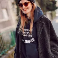 Womens Hoodies Sweatshirts Pirate Hippie Beading Graphic Woman Spring Autumn Pockets Hooded Pullovers Femme Casual Vintage Rock Sweatshirt Top 220919