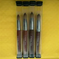 New Supernova Top Grade Wood Handle 8# Acrylic Nail Art Brush Set Painting Design Pen Tips Tool2836