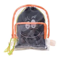 Backpacks Kids Bags Canvas Baby Children Accessories Korea Transparent Jelly Cute Print Boygirl Parent-Child Mother E13429