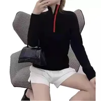 Sweater Kadınlar Sonbahar Yüksek Boyun Çizgisi Moda Uzun Kollu Yüksek Son Yumuşak Jakar Hırka Örme İnce Fit Ceket