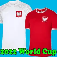 2022 Lewandowski Polonya Futbol Forması 2023 Polonia ev uzak kırmızı beyaz Grosicki #11 Piszczek Milik Forma Futbol Erkekler Gömlek Üniformaları Erkekler S-XXL 22 23 23