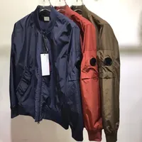 반사 색상 변화와 전통적인 슬리브 사이드 파우치 CP 클래식 야구 재킷 크기의 브랜드 재킷 m-2xl