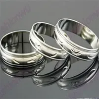 100pcs lot MIX Size 5MM Wide Metal Color Spin Spinning Arc Copper Transport Ring Rings Band Rings295j