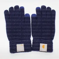 Knitted Gloves classic designer Autumn Solid Color European And American letter couple Mittens Winter Fashion Five Finger Glove277n