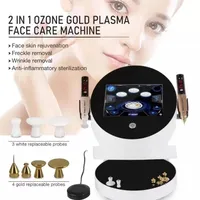 Nouvel équipement RF 2 en 1 plasma de levage de thérapie pour le visage cutané rajeunissement Machine de soins en plasma d'or pour usage de salon de beauté