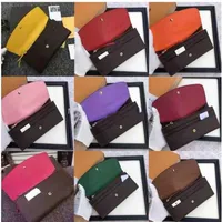 Top quality with box real leather multicolor coin purse with date code long wallet Card holder classic zipper pocket M601362958