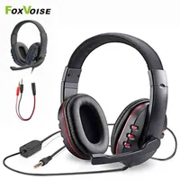 Headsets Bass Sound Headphone For Computer PC Laptop 3.5mm Wired Microphone Gamer Earphone For PS4 Xbox Game With Mic HIFI Gaming Headset T220916