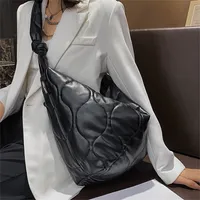 Evening Bags VeryMe Cloth Shoulder for Women Fashion Leather Composite Women s Trend Ladies Handbags Large Capacity Female Daily 220919