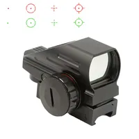 Taktisk 1x22x33 Red Dot Scope Hunting Compact Reflex Syn Röd och grön upplyst med 4 -typ retiklar holografiska riflescope för AR15 Fit 20mm skenor