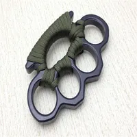 New ARIVAL Black alloy KNUCKLES DUSTER BUCKLE Male and Female Self-defense Four Finger Punches555251n