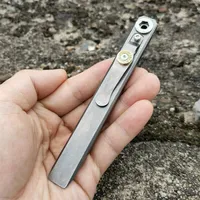EDC TC4 Titanium Alloy Crowbar Multi-Tools ZW Hexagon Wrench with Back Clips Factory Direct S OT248231J