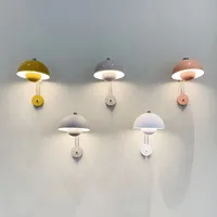 Designer Multicolor Flower Bud Wall Lamps Bedroom Bedside Study Aisle Light Home Decor vardagsrum TV Bakgrund Wall Sconce