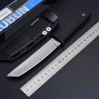 Nouvelle arrivée 17t Kobun Survival STRIGHT KITEL Tanto Point Satin Blade Utility Fixed Blade Knife Hunting Tools 258X