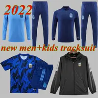 2022 2023 Argentina Soccer Jersey Traje de entrenamiento Maradona 22 23 Hombres Uniformes de f￺tbol de ni￱os Breakbreaker The Short Long Manges