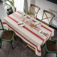 طاولة قطعة قماش قماشية سميكة الجدول قطعة قماش للمنزل الديكور المطبخ الكتان المائدة المائدة المائدة مستطيلة غلاف عيد الميلاد مقاوم للغبار 220921