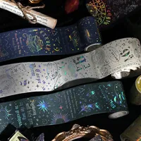 Wrap regalo 8 Design Magician Serie di Stamping Creative Gold and Paper Tape byrapbooking Etichetta adesivi per la cancelleria Giappone