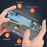 Controlador plug-in de quatro dedos artefato de nível eletrônico de esporte eletrônico para todos os smartphones