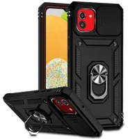 shockproof Armor Cases Kickstand Slide Camera Cover Impact-Resistant Bumpers For Samsung Galaxy A03 CORE A03S A02S M53 5G M33 A33 A73 A53 Case A02 M02