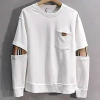22SS Mens Hoodie Sweatshirt Burb Designer Sweater TB التطريز الطويل الأكمام Tshirt للرجال نساء سبيكة سفن معطف ERRY4XL 5XL
