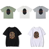 Мужская дизайнерская футболка Поло, черные белые, совместно спроектированные короткие рукава, мужчины, женщины, печатные летняя футболка футболка, размер M-2XL