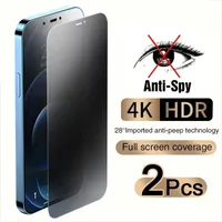 Full Cover Anti-Spy Protector Cell Phone Screen Protectors For iPhone 11 12 13PRO MAX Privacy Glass For 14 Pro 8 Plus XS XR