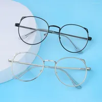 Gafas de sol Flexibles orejas de gato de metal port￡tiles lindas gafas de computadora gafas ultra luz gafas miop￭a