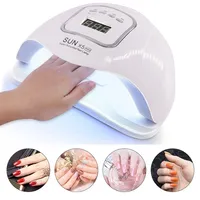 Nail Dryers Drying Lamp 8054w Uv Led For s Manicure Dryer Equipment Gel Polish Auto Sensing s Tools LCD Display 220921