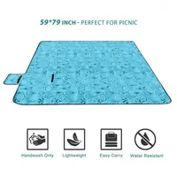 Outdoor Pads Sports Camping Mat Picnic Blanket Waterproof Backing Soccer Sidelines Games Toddler Play Crawl Beach323G