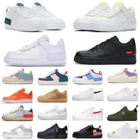 NEW Classic Forces Unisex 1 Mens low Running Shoes Discount Men Women Black Triple White Designer trainers Sports Outdoor Sneakers 36-45