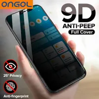 Ongol Private protector Tempered Glass For iphone 14 13 12 Pro Max Anti-spy Privacy Screen Protector