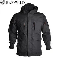 Outdoor Jackets Hoodies HAN WILD M65 Army Fans Combat Men Clothing Hunting Windbreaker Military Windproof Flight Pilot Coat Hood 220920