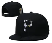 Pirates P Letter Bone Hip Hop Snapback Caps Hats Hat Cappello sportivo regolabile Sport Baseball Cap per uomini Donne H22