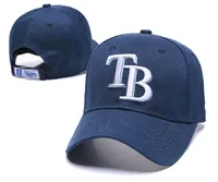 Rays TB Letter Baseball Caps Snapback Hats för män Kvinnor Brand Sport Hip Hop Bone Gorras Casquettes H22