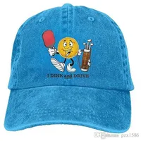 Pickleball Sport Baseball Caps لطيف قبعات Snapback منخفضة للفتيات في سن المراهقة 272 أ
