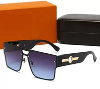 2022 디자이너 선글라스 고급스러운 태양 안경 세련된 패션 고품질 고품질 남성용 유리 유리 UV400 여름을위한 양극화