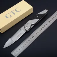 GTC F33 Space Tactical Folding Knife Titanium Outdoor Camping Hunting Survival Pocket Utility Flipper Rescue EDC Tools284Z